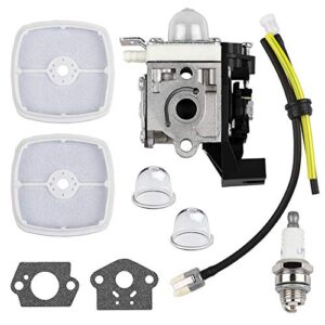 huswell srm225 pas225 gt225 pe225 carburetor tune up kit for echo srm-225 pas-225 gt-225 pe-225 a021001692 weed-eater string trimmer carburetor with air filter fuel line rb-k93 carb