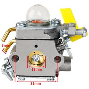 HUZTL CS26 Carburetor for Ryobi Homelite SS26 SS30 CS30 25cc 26cc 30cc Trimmer Blower Weed Eater Parts 308054043 308054013 308054003 308054077 C1U-H60