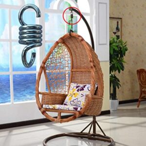 700lbs Weight Capacity Hammock Chair Spring for Porch Swings Hanging Chairs 2 Pieces Suspension Hooks