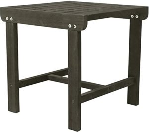vifah v1843 renaissance outdoor patio wood side table