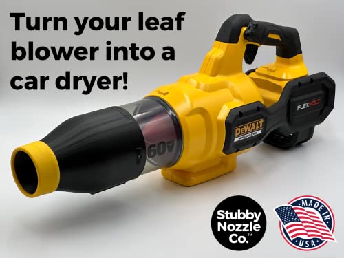Stubby Nozzle Co. STUBBY Car Drying Nozzle for DEWALT 60V MAX FLEXVOLT Leaf Blower (DCBL772B)