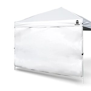 MordenApe Sunshade Sidewall for 10x10 Pop Up Canopy - Straight Leg, Instant Canopy SunWall, 1 Pack Sidewall Only (White)