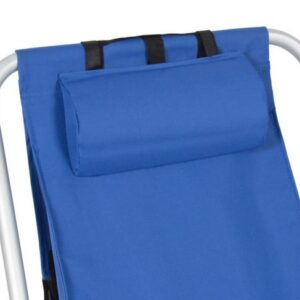 COLIBROX Beach Chair-Backpack Beach Chair Folding Portable Chair Blue Solid Construction Camping-Patio Chairs--Color Blue-Patio Furniture Sets-For camping, pool days, patio furniture and so much more-Guaranteed!