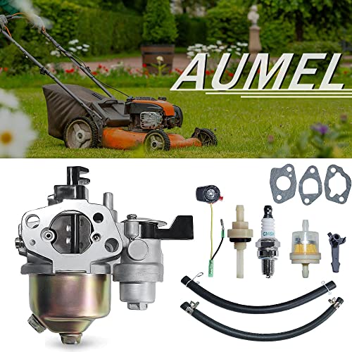 AUMEL Carburetor Fuel Line Filter w/Carb Gasket Kit For Homelite HL252300 UT80522B UT80522D UT80522F UT80953A 179CC Pressure Washer.