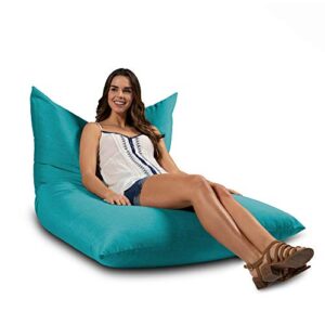 jaxx finster outdoor lounge bean bag chair, aruba blue
