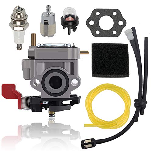 Alibrelo WYC-6 Carburetor for Homelite Ryobi UT-08072 UT-08572 UT-08042 UT-08542 UT-08542-A UT-08542-B UT-08012 UT-08512 UT-08512-A UT-08512-B Blower Replace 308028004 with 98760 900952001 Air Filter