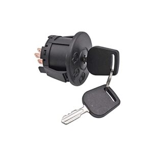 lawn tractor ignition switch with key 5 terminals 725-04659 925-04659 gy00191 compatible with mtd john deere ariens craftsman