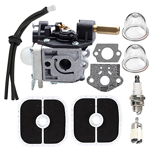 Butom SRM-266 Carburetor with Filters Maintenance Kit for ECHO SRM-266S SRM-266T SRM-266U PAS-266 PPT-266 PPT-266H PE-266 PE-266S SHC-266 HCA-266 Trimmer Weedeater RB-K112