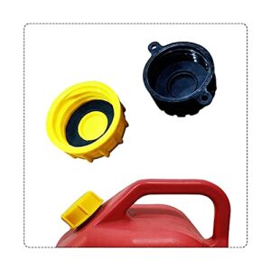 kp kool products gas can cap – solid base gas can cap replacement (1-coarse and 1-fine thread) – fits most 1/2/3/5 gallon gas can – caps are 1-3/4″. please check your can dimensions before you buy