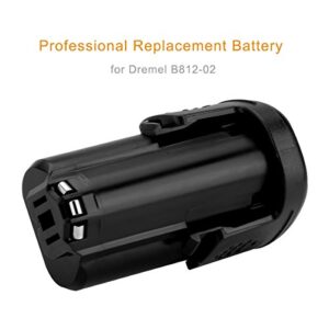 Shentec 3000mAh 12V Lithium-Ion Replacement Battery Compatible with Dremel B812-03, Works with Dremel 8200 8220 and 8300 Cordless Tools