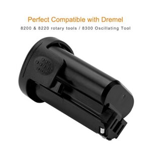 Shentec 3000mAh 12V Lithium-Ion Replacement Battery Compatible with Dremel B812-03, Works with Dremel 8200 8220 and 8300 Cordless Tools