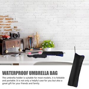 Homoyoyo Umbrella Bag 3pcs Umbrella Pouch Folding Umbrella Bag Portable Umbrella Cover Bag Umbrella Wet Bag for Home Car 35cm Red Umbrella