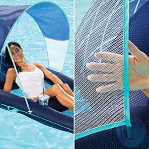 waterlife Ultimate Sunshade Recliner Fabric mesh Covered Pool Lounge