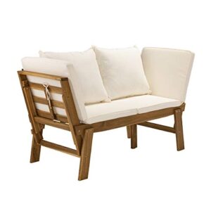 sei furniture dolavon outdoor lounge chair, white