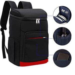 Insulated Cooler Backpack Leakproof 38 Cans Lightweight Waterproof Picnic Backpack