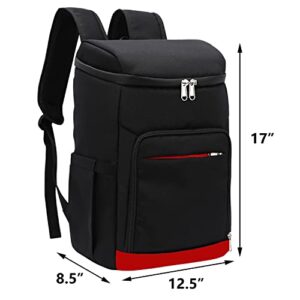 Insulated Cooler Backpack Leakproof 38 Cans Lightweight Waterproof Picnic Backpack