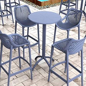 Compamia Air Patio Counter Stool in Dark Gray (Set of 2)