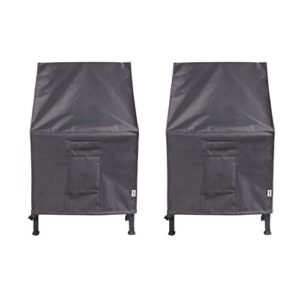 TRIARMOR Patio Chair Waterproof Cover High Back Outdoor Chair Cover, Set of 2