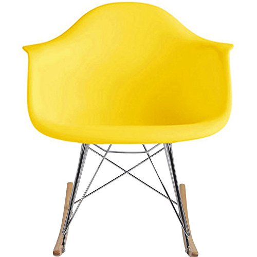 2xhome EMRocker(Yellow) Rocking Chair
