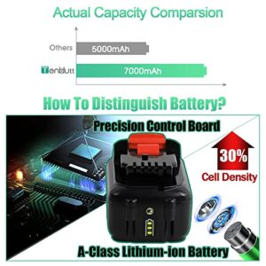 【Upgrade | 7.0AH】 TenHutt 12V Replacement Battery for Dewalt 12V MAX Cordless Power Tool DCB120 DCB123 DCB124 DCB127 Lithium-ion Battery