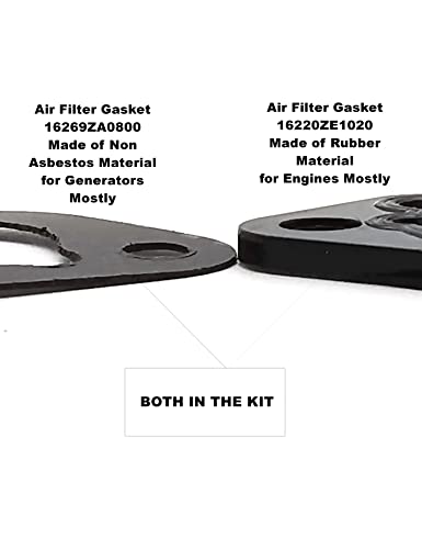 YAMAKATO Predator 212 cc Coleman Ct200u Gasket Kit for Honda GX160 GX200 and Clone Engines & Generators 2 Packs OEM Cylinder Head Valve Cover Carburetor Muffler Crankcase Gasket with Oil Seals