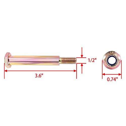 Parts Camp Deck Wheels Replacement 753-04856A Fits Cub Cadet RZT50 RZT54 LT1050 SLT1554 4 Packs