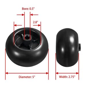 Parts Camp Deck Wheels Replacement 753-04856A Fits Cub Cadet RZT50 RZT54 LT1050 SLT1554 4 Packs