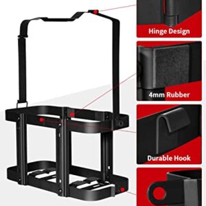 Racewill 2023 Upgrade Jerry Can Mount Holder: Lockable Jerry Gas Can Holder Rack, 5 Gallon ( 20 Liter ), Reinforced Welding