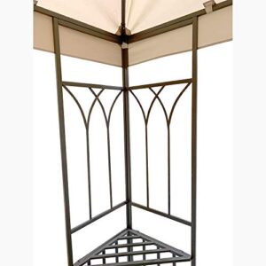 Garden Winds Replacement Canopy Top Cover for Aldi Gardenline 2019 Gazebo- Standard 350