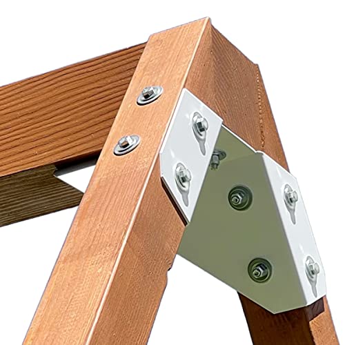 ECLIPSE SWING Set Bracket - Any Size Lumber - Righteously Solid - ONE Bracket (Wonderful White)