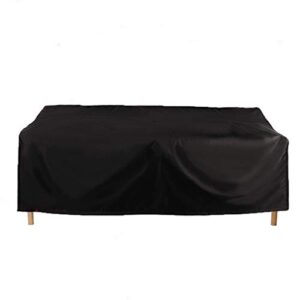patio sofa cover, durable water resistant outdoor indoor furniture cover with upgrade air vent black 93x40x35in