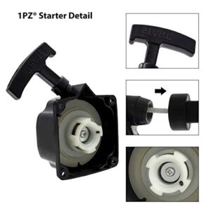 1PZ MOT-P01 Pull Start Recoil With Spacer for Motovox MVS10 43cc 47cc 49cc 2HP Stand-Up Gas Scooter Pocket Dirt Bike Chopper ATV