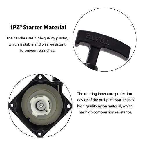 1PZ MOT-P01 Pull Start Recoil With Spacer for Motovox MVS10 43cc 47cc 49cc 2HP Stand-Up Gas Scooter Pocket Dirt Bike Chopper ATV