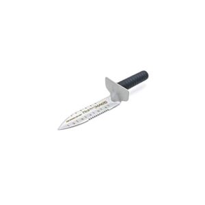 nokta premium digger tool with belt holster for metal detecting, 7.5″ stainless steel blade