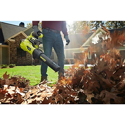 RYOBI RY40407BTLVNM 125 MPH 550 CFM 40-Volt Lithium-Ion Brushless Cordless Variable-Speed Jet Fan Leaf Blower (Tool-Only) (Renewed)