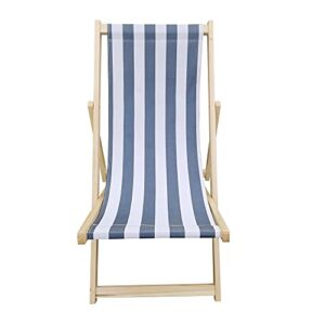 XJIAOYA Hanging Chair Beach Hanging Chair Set Terrace Leisure Chair Terrace Furniture Outdoor Lounger Beach Chair Wooden Folding Adjustable Frame