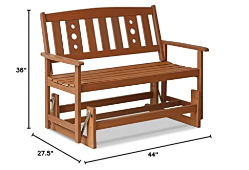 FURINNO FG17485 Tioman Outdoor Hardwood New Mexico Glider