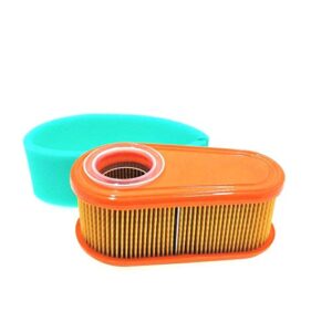mowfill 795066 air filter replace for briggs stratton 5419,796254 oem air cleaner cartridge with 796254 pre filter fits lawn mower air cleaner element