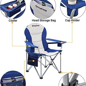 KingCamp Camping Chair Lawn Chair Folding Camping Chair for Adults Folding Camp Chair with Lumbar Support