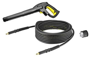 karcher 25′ replacement hose & trigger gun combo kit for electric power pressure washers k2-k5 – quick-connect
