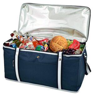 picnic at ascot 64 can capacity semi rigid collapsible leakproof cooler- designed & quality approved in the usa