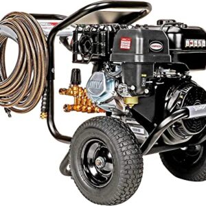 SIMPSON Cleaning PS60843 PowerShot 4400 PSI Gas Pressure Washer, 4.0 GPM, CRX 420cc Engine, Includes Spray Gun and Extension Wand, 5 QC Nozzle Tips, 3/8-inch x 50-foot Monster Hose