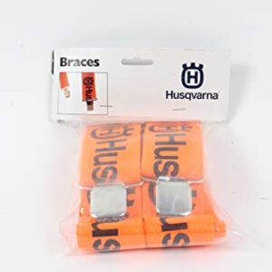 Husqvarna 596290301 OEM Orange Suspenders with Metal Clip