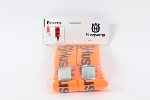 Husqvarna 596290301 OEM Orange Suspenders with Metal Clip