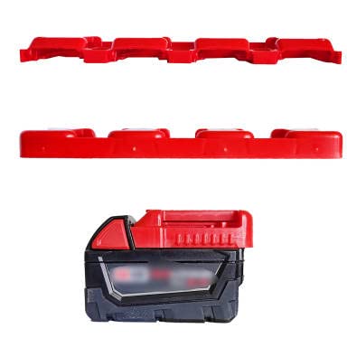 SKCMOX Battery Holders Mount for Milwaukee M18 18V Battery 2pc