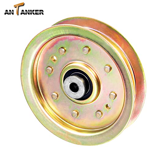 Antanker Flat Idler Pulley Replaces for Cub Cadet 756-04129 956-04129 956-04129C 756-04129B 756-04129C MTD 753-08171 Fits 38" 42" 46" 54" Decks