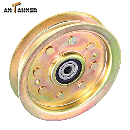 Antanker Flat Idler Pulley Replaces for Cub Cadet 756-04129 956-04129 956-04129C 756-04129B 756-04129C MTD 753-08171 Fits 38" 42" 46" 54" Decks