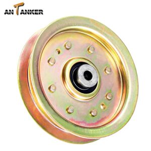 Antanker Flat Idler Pulley Replaces for Cub Cadet 756-04129 956-04129 956-04129C 756-04129B 756-04129C MTD 753-08171 Fits 38" 42" 46" 54" Decks