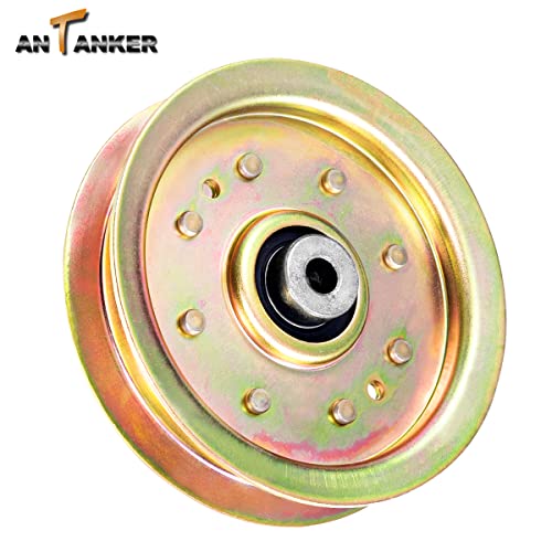 Antanker Flat Idler Pulley Replaces for Cub Cadet 756-04129 956-04129 956-04129C 756-04129B 756-04129C MTD 753-08171 Fits 38" 42" 46" 54" Decks