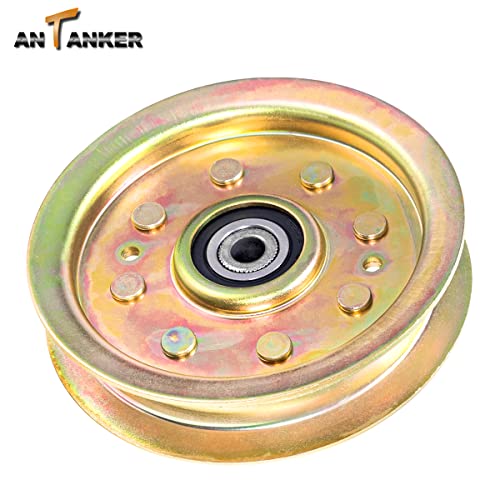 Antanker Flat Idler Pulley Replaces for Cub Cadet 756-04129 956-04129 956-04129C 756-04129B 756-04129C MTD 753-08171 Fits 38" 42" 46" 54" Decks